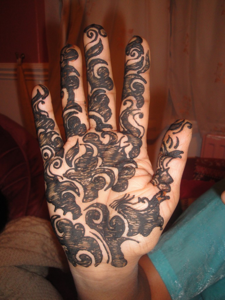 Full Palm Henna Mehdni
