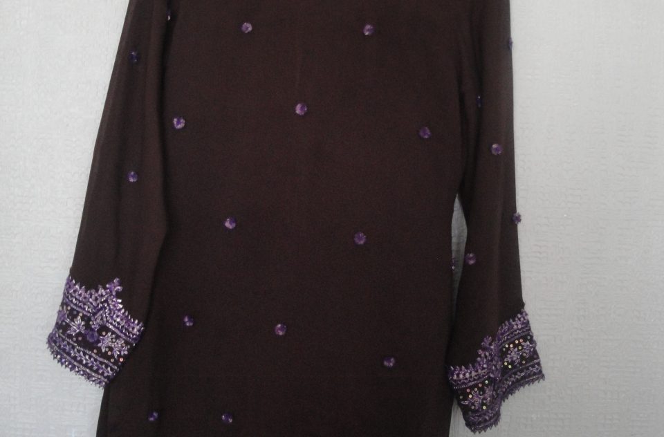 Glimse of Purple salwar kameez